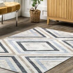 NuLOOM Akari Transitional Diamond Machine Washable Area Rug -Home Decoration Store GUEST 7516ba82 701e 47aa b49e e3188af98523