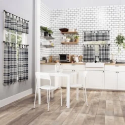 Blair Farmhouse Plaid Semi-Sheer Tab Top Kitchen Curtain Valance And Tiers Set - No. 918 11 Blair Farmhouse Plaid Semi-Sheer Tab Top Kitchen Curtain Valance And Tiers Set - No. 918 -Home Decoration Store GUEST 7571dc16 be2f 4749 b3b1 e68834f6fde8