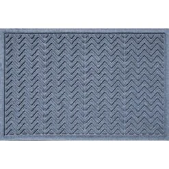 2'x3' Aqua Shield Chevron Indoor/Outdoor Doormat - Bungalow Flooring -Home Decoration Store GUEST 75e81e3a 2406 4660 ad41 94c3a55938a2
