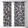 Miho Mini Floral Garden Single Panel Sheer Window Curtain - Deny Designs -Home Decoration Store GUEST 77880024 98eb 4fbd 96f0 af52f6f73fb6