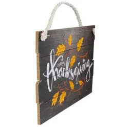 Northlight 15" Wooden 'Happy Thanksgiving' Hanging Wall Sign -Home Decoration Store GUEST 77887aee c034 408b bc2d 0f8e807f095f