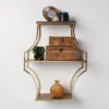 Wall Shelf - Brown/Gold -Home Decoration Store GUEST 790dad9c dda5 443d b06b 86438a1fae07