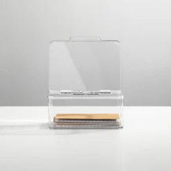 MDesign Plastic Stackable Home, Office Supplies Storage Box, 8 Pack - Clear -Home Decoration Store GUEST 7919b6d0 7569 40db b84b 63ad9d59f54a