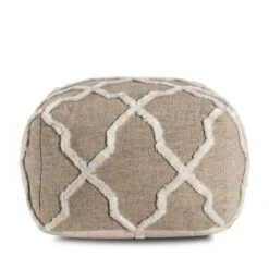 B Sides Moroccan Inspired Pouf - Anji Mountain