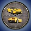 Collectable Sign & Clock | C7 Corvette Velocity Yellow LED Wall Clock Retro/Vintage, Lighted -Home Decoration Store GUEST 7ba99e28 509f 4812 bcb8 294da6821ee4