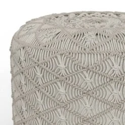 Emile Round Macrame Pouf - WyndenHall -Home Decoration Store GUEST 7c032cb8 95cd 4f0c 9bfe 59e4a0d99fb6