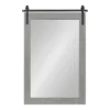 24" X 38" Cates Rectangle Wall Mirror Gray - Kate & Laurel All Things Decor -Home Decoration Store GUEST 7c140b00 339e 48ce a8d8 c0ea77de6ce0