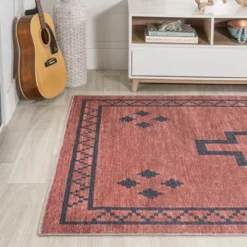 Korsa Geometric Medallion Machine-Washable Area Rug - JONATHAN Y -Home Decoration Store GUEST 7cf2f277 f5ad 4860 b4f8 16dee9e68fbd