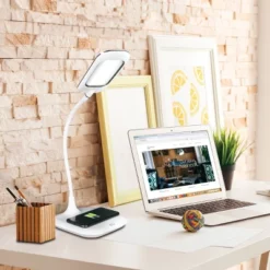 OttLite Desk Lamp With Wireless Charging (Includes LED Light Bulb) - Prevention -Home Decoration Store GUEST 7d4ec722 a3c0 40d5 bc29 af5db0a06ad7