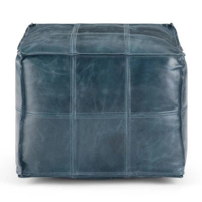 Rubin Square Pouf Teal - WyndenHall 9 Rubin Square Pouf Teal - WyndenHall - Image 7