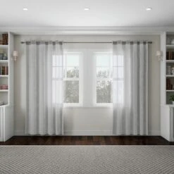 1-Inch Curtain Rod- Decorative Modern Urn Finials And Hardware- For Home Decor In Bedroom And Kitchen, 66-120-Inch By Hastings Home (Gray) -Home Decoration Store GUEST 8025d722 42c2 4f4d 975a c88fe889aa27