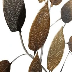 Metal Leaf Textured Wall Decor With Multiple Shades Bronze - Olivia & May -Home Decoration Store GUEST 8055577b ec0f 4e35 a6d5 19e175295b46