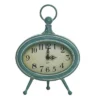 Transpac Metal 10.75 In. Blue Everyday Patina Clock -Home Decoration Store GUEST 80ebba67 b93a 42be 899e 388e693b6bbf