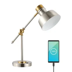 18.5" Allegra Farmhouse Adjustable Cantilever Task Lamp With USB Charging Port (Includes LED Light Bulb) - JONATHAN Y 22 18.5" Allegra Farmhouse Adjustable Cantilever Task Lamp With USB Charging Port (Includes LED Light Bulb) - JONATHAN Y -Home Decoration Store GUEST 81c643e6 c9fb 4989 b83a 063e2c2a087c