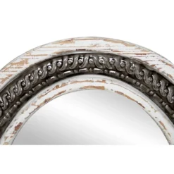 Wood Quatrefoil Wall Mirror White - Olivia & May -Home Decoration Store GUEST 8341e16c b7a7 4aa3 a3d6 7cb7d00b8e98