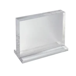 Azar Displays The Imperial Collection: Acrylic Block Frame On Acrylic Base, Horizontal 11"W X 8.5"H -Home Decoration Store GUEST 835a9dc5 ed33 4ed6 933e c0c0290fe39d