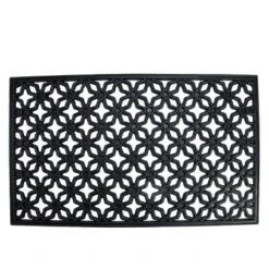 Northlight Elegant Quatrefoil Rectangular Door Mat 30" X 18"