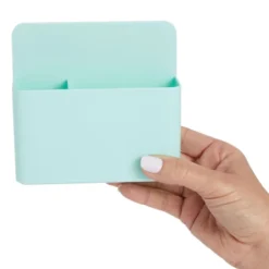 Stockroom Plus 2 Pack Magnetic Dry Erase Marker Holder For Fridge, Pen Holder Storage Organizer For School Locker, Whiteboard, Mint, 5 X 5 X 2 In -Home Decoration Store GUEST 8780c7e8 2214 41e3 8f33 0e0e9c206277