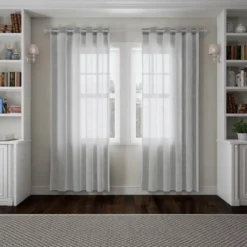 Hastings Home Curtain Rod, Silver With Cone Finials -Home Decoration Store GUEST 88378c3b b02d 4205 992a 04c41bf577d9