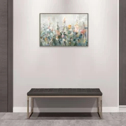 33" X 23" Rustic Garden By Danhui Nai Framed Canvas Wall Art Print - Amanti Art -Home Decoration Store GUEST 88c33592 22f8 4eef ba38 d37f78c98e92