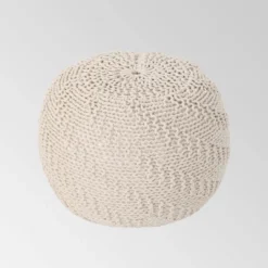 Alwes Knitted Pouf - Christopher Knight Home -Home Decoration Store GUEST 8c033750 b438 4f0b bcc1 b36b1046e299