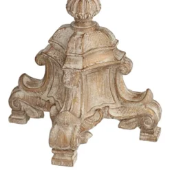 Barnes And Ivy Traditional Floor Lamp 63.5" Tall Distressed Candlestick Crystal Glass Beading Cream Bell Shade For Living Room Reading -Home Decoration Store GUEST 8cabd12d cc32 45a6 a6fd a0471b549c8f