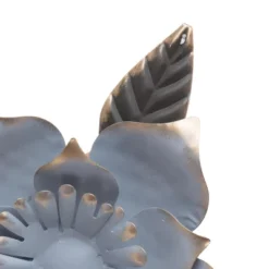 11 X 11.25 Inch Blue Metal Layered Flower Wall Décor - Foreside Home & Garden -Home Decoration Store GUEST 8cdefb4d dd48 49eb b646 d9da8f041694