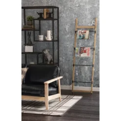 Metal & Wood Wall Rack - Storied Home -Home Decoration Store GUEST 900d54ff 2db6 48d6 b6ab 2a4ebafdc5f3