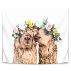 Alpaca Love By Sisi And Seb Wall Tapestry - Americanflat -Home Decoration Store GUEST 90d72797 f455 473f a06d acac9916f504