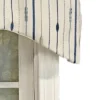 Go Getter Cornice 3" Rod Pocket Window Valance 50" X 17" Blue By RLF Home