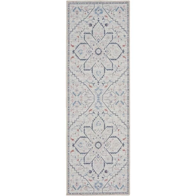 Nicole Curtis Machine Washable Series 1 Farmhouse Medallion Indoor Rug 13 Nicole Curtis Machine Washable Series 1 Farmhouse Medallion Indoor Rug - Image 11