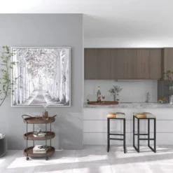 Canvas Landscape Trees Framed Wall Art With Silver Frame White - Olivia & May 39 Canvas Landscape Trees Framed Wall Art With Silver Frame White - Olivia & May -Home Decoration Store GUEST 95acccce 4a36 444a b64f ea4df19d2b68