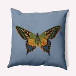 16"x16" Butterfly Square Throw Pillow - E By Design -Home Decoration Store GUEST 96462b33 d526 4a71 ba95 8e505d9de863