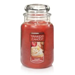 Classic 22oz 'SUGARED CINNAMON APPLE' Original Large Jar - Yankee Candle