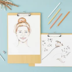 Juvale 2 Pack Extra Large 11x17 Clipboards With Low-Profile Clip, Vertical And Landscape Horizontal