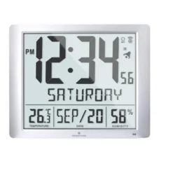 Marathon Super Jumbo Atomic Sleek & Stylish Wall Clock With Full Date Display And 7 Time Zones -Home Decoration Store GUEST 9bc8d855 b9a3 470e b8e1 60db34774ecf