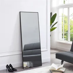 Wanda Aluminum Alloy Frame Wall Mirror, Floor Mirror For Kids - The Pop Home
