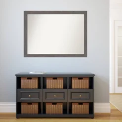 42" X 31" Non-Beveled Rustic Plank Gray Narrow Wall Mirror - Amanti Art 13 42" X 31" Non-Beveled Rustic Plank Gray Narrow Wall Mirror - Amanti Art -Home Decoration Store GUEST 9e3ae421 bf3d 4c95 9431 f939559ef438