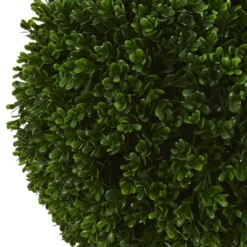 3.5ft Boxwood Double Ball Artificial Topiary Tree - Nearly Natural