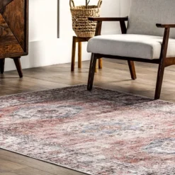 NuLOOM Desna Machine Washable Faded Vintage Area Rug -Home Decoration Store GUEST a1d89b25 e249 4c15 984a 13cbae14647e