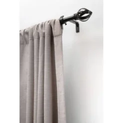 Decorative Drapery Single Rod Set With Acron Cage Finials Oil Rubbed Bronze - Lumi Home Furnishings -Home Decoration Store GUEST a26a8557 bda0 455f bf2d da1194b46255