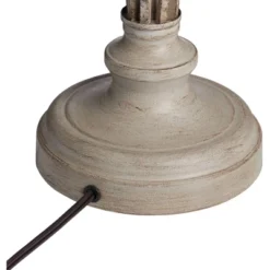 Franklin Iron Works Annie Modern Coastal Table Lamps 28" Tall Set Of 2 Weathered Sand Iron Cream Tapered Drum Shade For Bedroom Living Room Bedside -Home Decoration Store GUEST a2b7214e 90b0 4feb a40e 0651be526bec