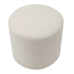 19" Round Pouf Ottoman - WOVENBYRD