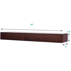 Austin Floating Wood Mantel Shelf Pine Wood Rustic Shelf | Mantels Direct -Home Decoration Store GUEST a402d952 5cf3 459d 9539 c70dfdbb2b86