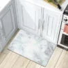 World Rug Gallery Kitchen Marble Pattern Anti Fatigue Standing Mat