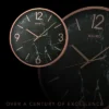 Seiko 16" Noir Wall Clock, Black & Rose Gold -Home Decoration Store GUEST a7eba36f 148e 4f31 b650 efcbdb987dac