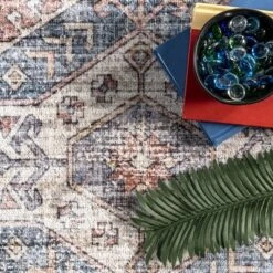 NuLOOM Desna Machine Washable Faded Vintage Area Rug -Home Decoration Store GUEST a88525b2 35eb 46b7 9e16 ee66c19c580c