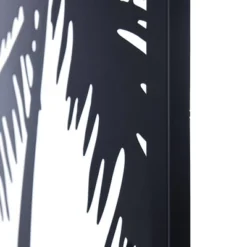 Lone Palm II Laser Cut Metal Wall Art Black - StyleCraft -Home Decoration Store GUEST abcb195d 139e 4310 b55e aab8a5a582aa