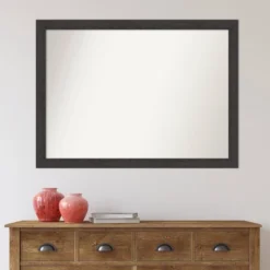 42" X 31" Non-Beveled Rustic Plank Espresso Narrow Wall Mirror - Amanti Art 15 42" X 31" Non-Beveled Rustic Plank Espresso Narrow Wall Mirror - Amanti Art -Home Decoration Store GUEST abd3be60 33ca 4a5f 8677 170699c3fa6d