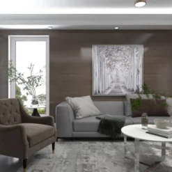 Canvas Landscape Trees Framed Wall Art With Silver Frame White - Olivia & May 41 Canvas Landscape Trees Framed Wall Art With Silver Frame White - Olivia & May -Home Decoration Store GUEST abd62036 5306 4c51 b9c1 ebbaffbabb07